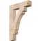 Ekena Millwork Merced Block Smooth Bracket, Douglas Fir, 5 1/2"W x 28"D x 40"H BKT06X28X40MRC05SDF - alternate 1
